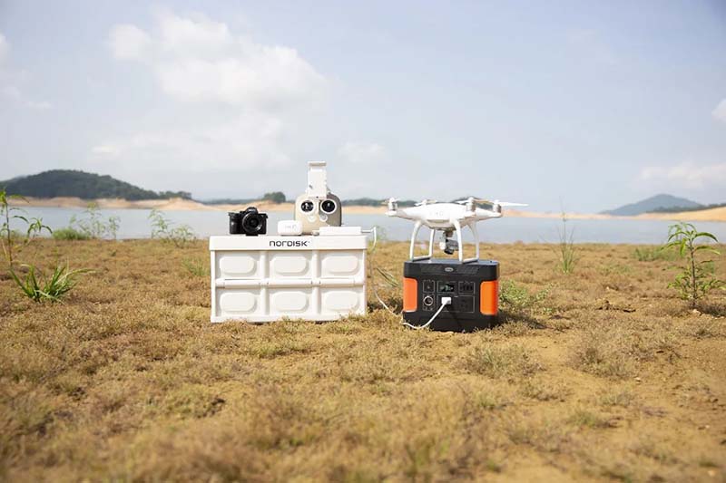 estación de energía solar portátil para acampar